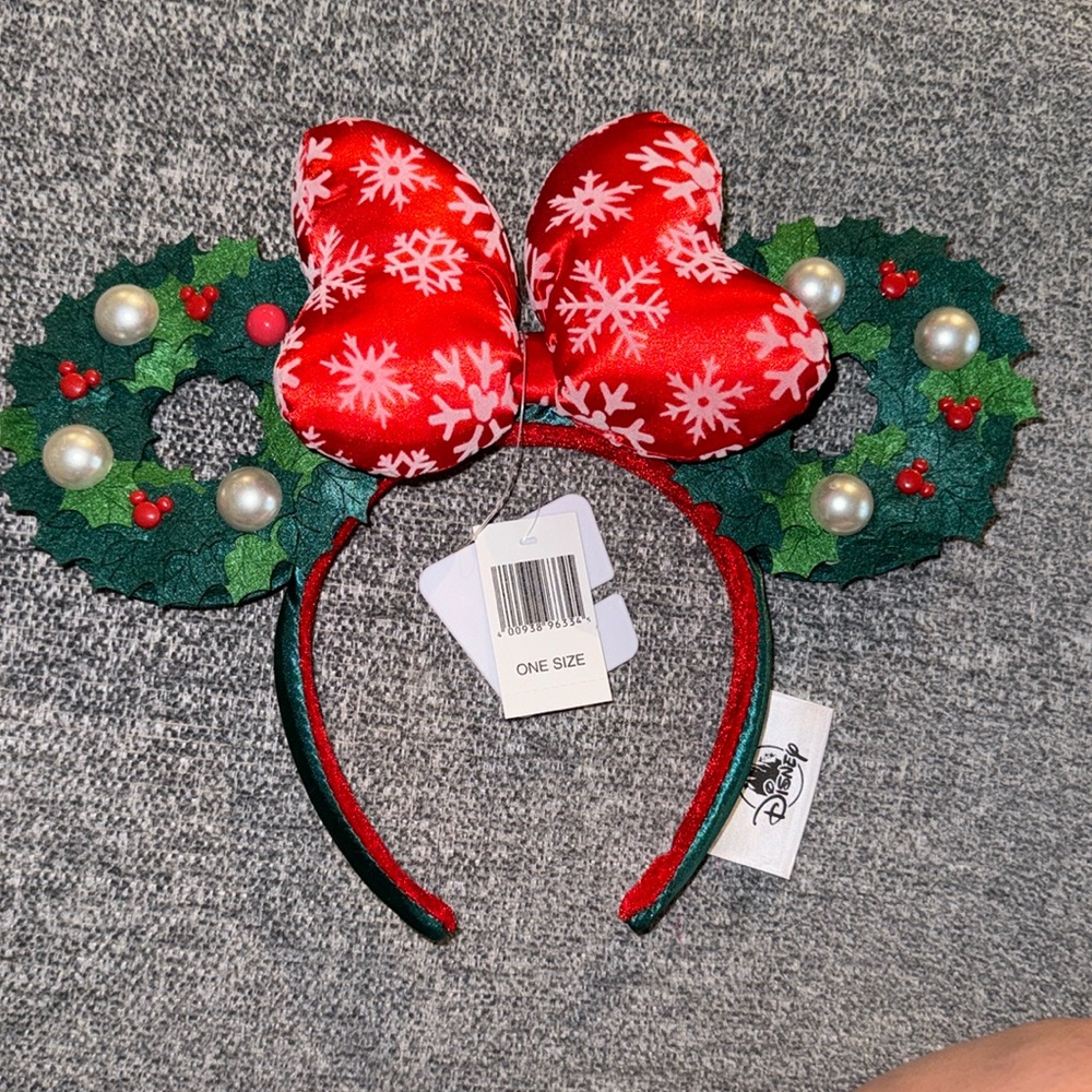 Minni Mouse Christmas tree headband